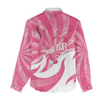 Australia Field Hockey Breast Cancer Personalised Women Casual Shirt Think Pink Ribbon Aboriginal Art