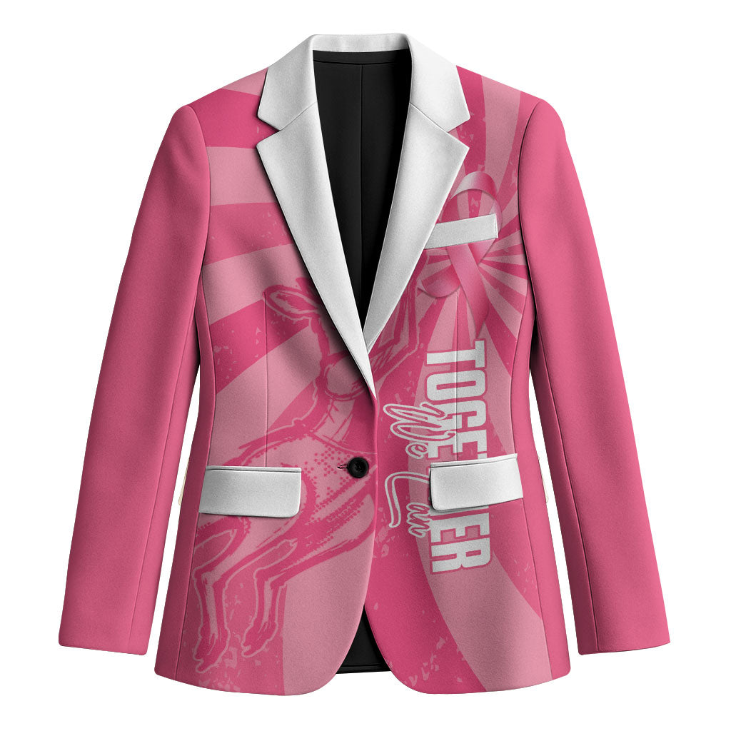 Australia Netball Breast Cancer Personalised Blazer Aussie Kangaroo Together We Can