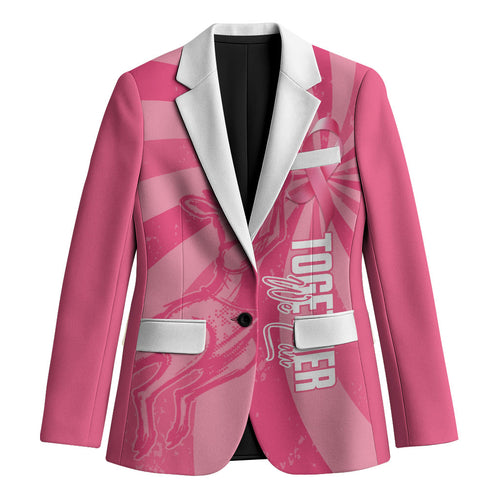 Australia Netball Breast Cancer Personalised Blazer Aussie Kangaroo Together We Can