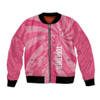 Australia Netball Breast Cancer Personalised Bomber Jacket Aussie Kangaroo Together We Can