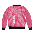 Australia Netball Breast Cancer Personalised Bomber Jacket Aussie Kangaroo Together We Can