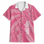 Australia Netball Breast Cancer Personalised Hawaiian Shirt Aussie Kangaroo Together We Can