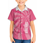 Australia Netball Breast Cancer Personalised Hawaiian Shirt Aussie Kangaroo Together We Can