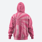 Australia Netball Breast Cancer Personalised Hoodie Aussie Kangaroo Together We Can