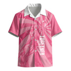 Australia Netball Breast Cancer Personalised Kid Hawaiian Shirt Aussie Kangaroo Together We Can