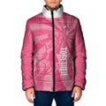 Australia Netball Breast Cancer Personalised Padded Jacket Aussie Kangaroo Together We Can
