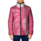 Australia Netball Breast Cancer Personalised Padded Jacket Aussie Kangaroo Together We Can