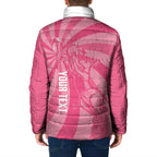 Australia Netball Breast Cancer Personalised Padded Jacket Aussie Kangaroo Together We Can
