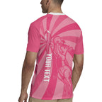 Australia Netball Breast Cancer Personalised Rugby Jersey Aussie Kangaroo Together We Can