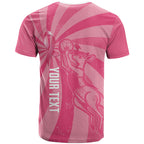 Australia Netball Breast Cancer Personalised T Shirt Aussie Kangaroo Together We Can