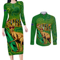 australia-surf-couples-matching-long-sleeve-bodycon-dress-and-long-sleeve-button-shirts-2023-happy-kangaroo-indigenous-artsy