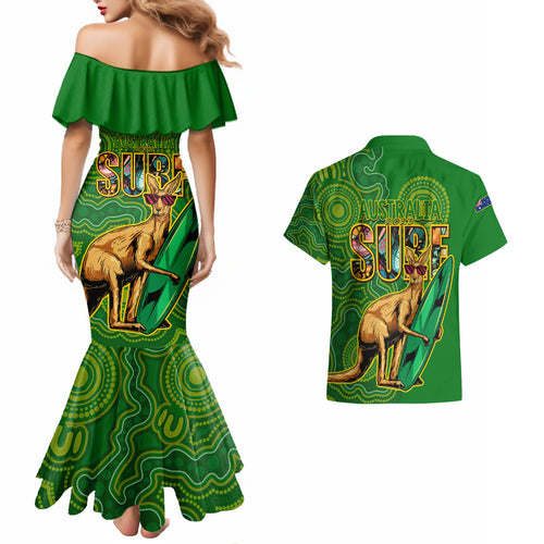australia-surf-couples-matching-mermaid-dress-and-hawaiian-shirt-2023-happy-kangaroo-indigenous-artsy