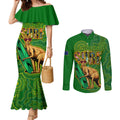 australia-surf-couples-matching-mermaid-dress-and-long-sleeve-button-shirts-2023-happy-kangaroo-indigenous-artsy