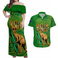australia-surf-couples-matching-off-shoulder-maxi-dress-and-hawaiian-shirt-2023-happy-kangaroo-indigenous-artsy