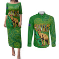 australia-surf-couples-matching-puletasi-dress-and-long-sleeve-button-shirts-2023-happy-kangaroo-indigenous-artsy