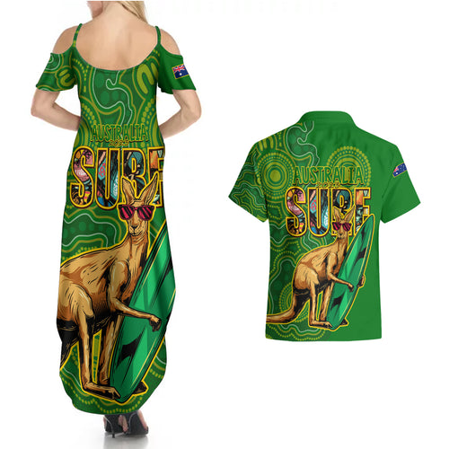 australia-surf-couples-matching-summer-maxi-dress-and-hawaiian-shirt-2023-happy-kangaroo-indigenous-artsy