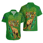 australia-surf-hawaiian-shirt-2023-happy-kangaroo-indigenous-artsy