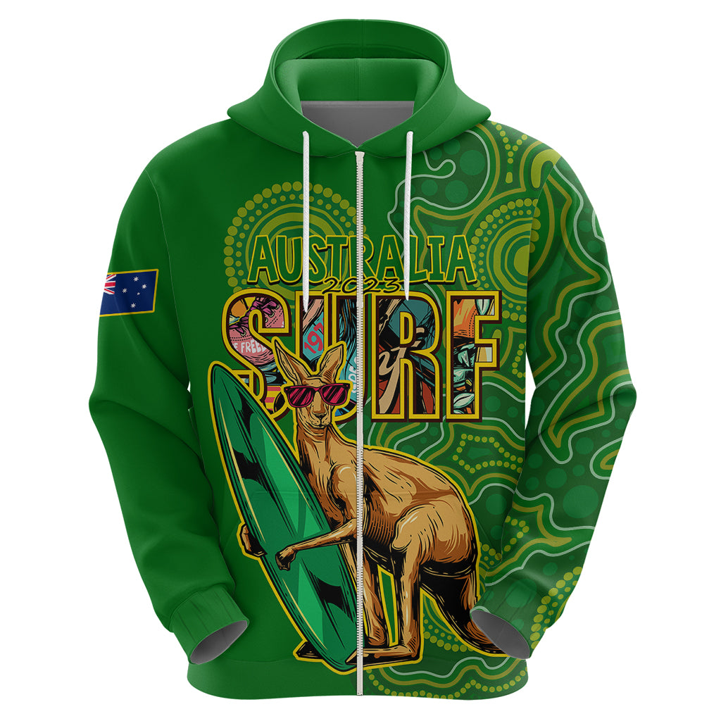 australia-surf-hoodie-2023-happy-kangaroo-indigenous-artsy