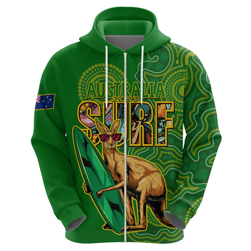 australia-surf-hoodie-2023-happy-kangaroo-indigenous-artsy