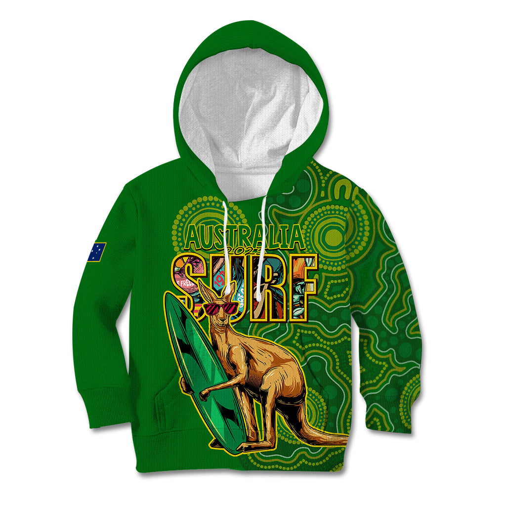 australia-surf-kid-hoodie-2023-happy-kangaroo-indigenous-artsy