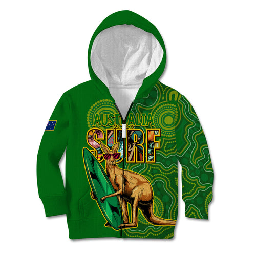 australia-surf-kid-hoodie-2023-happy-kangaroo-indigenous-artsy
