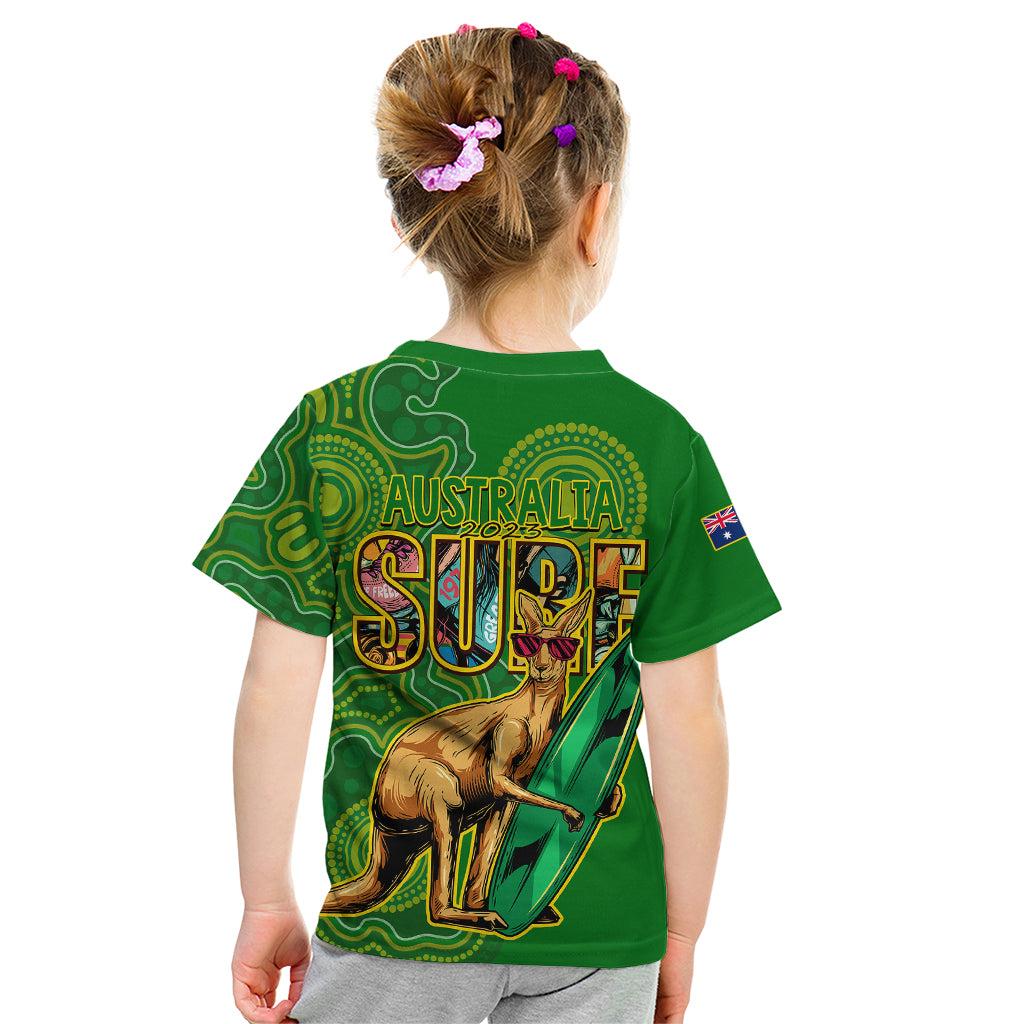 australia-surf-kid-t-shirt-2023-happy-kangaroo-indigenous-artsy