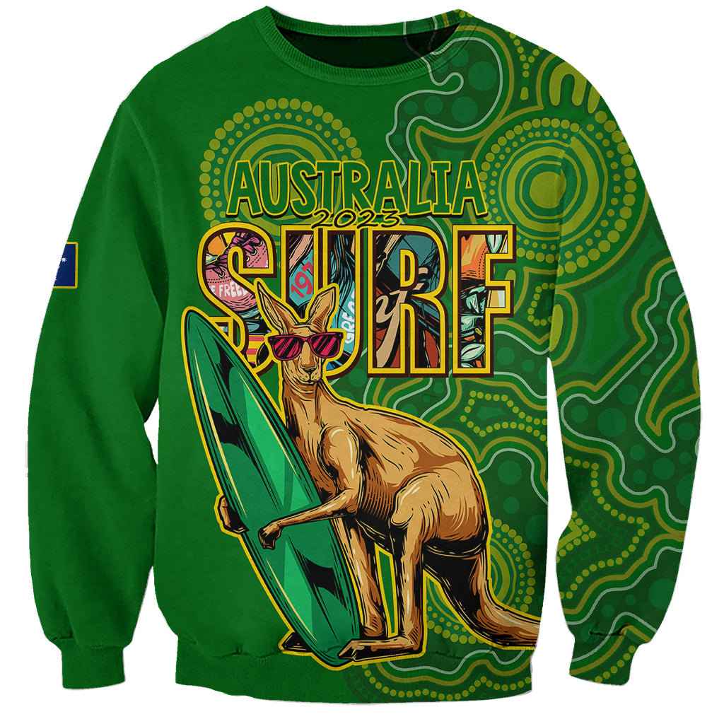 australia-surf-sweatshirt-2023-happy-kangaroo-indigenous-artsy