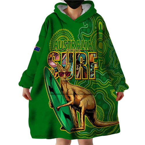 australia-surf-wearable-blanket-hoodie-2023-happy-kangaroo-indigenous-artsy