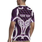 Aotearoa Atua Tangaroa Personalised Rugby Jersey God Of The Sea Maori Whale Tail Purple