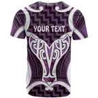 Aotearoa Atua Tangaroa Personalised T Shirt God Of The Sea Maori Whale Tail Purple