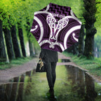 Aotearoa Atua Tangaroa Personalised Umbrella God Of The Sea Maori Whale Tail Purple