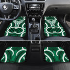 Aotearoa Atua Tangaroa Personalised Car Mats God Of The Sea Maori Whale Tail Green