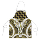 Aotearoa Atua Tangaroa Personalised Apron God Of The Sea Maori Whale Tail Yellow