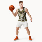 Aotearoa Atua Tangaroa Personalised Basketball Jersey God Of The Sea Maori Whale Tail Yellow