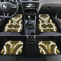 Aotearoa Atua Tangaroa Personalised Car Mats God Of The Sea Maori Whale Tail Yellow