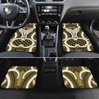 Aotearoa Atua Tangaroa Personalised Car Mats God Of The Sea Maori Whale Tail Yellow