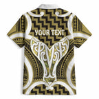 Aotearoa Atua Tangaroa Personalised Hawaiian Shirt God Of The Sea Maori Whale Tail Yellow