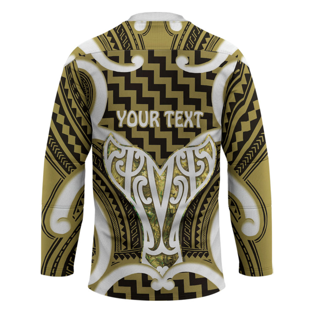 Aotearoa Atua Tangaroa Personalised Hockey Jersey God Of The Sea Maori Whale Tail Yellow