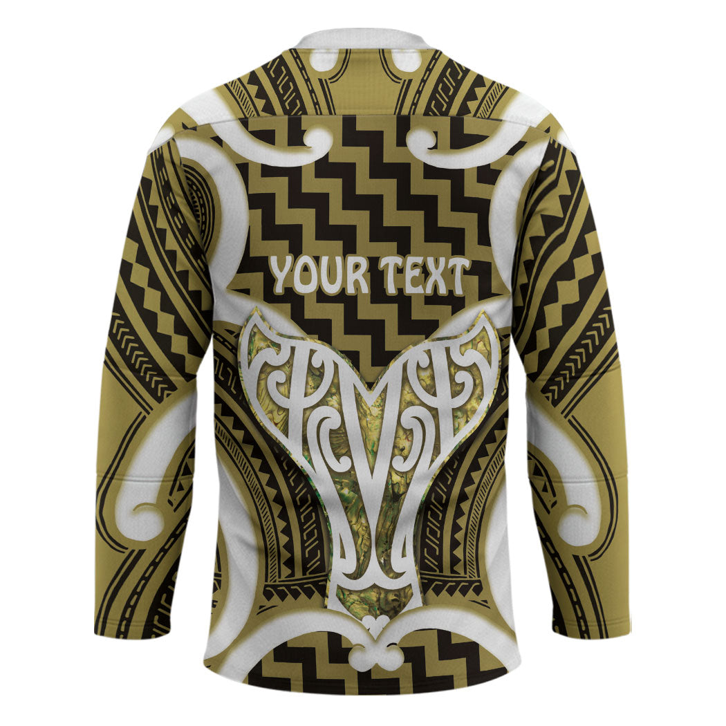 Aotearoa Atua Tangaroa Personalised Hockey Jersey God Of The Sea Maori Whale Tail Yellow