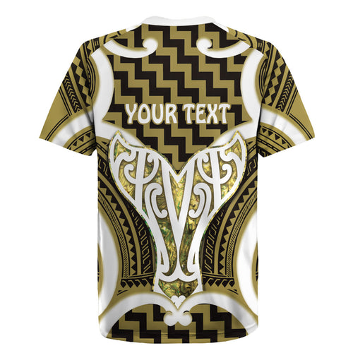 Aotearoa Atua Tangaroa Personalised Rugby Jersey God Of The Sea Maori Whale Tail Yellow