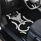 Aotearoa Atua Tangaroa Personalised Car Mats God Of The Sea Maori Whale Tail Black