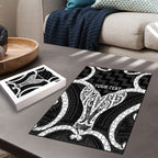Aotearoa Atua Tangaroa Personalised Puzzle God Of The Sea Maori Whale Tail Black