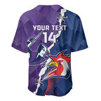 Custom NRL Storm And Roosters Rugby 2024 Baseball Jersey Go Champions Dynamic Version
