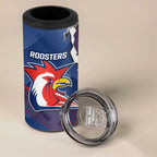 NRL Storm And Roosters Rugby 2024 4 in 1 Can Cooler Tumbler Go Champions Dynamic Version