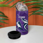 NRL Storm And Roosters Rugby 2024 4 in 1 Can Cooler Tumbler Go Champions Dynamic Version