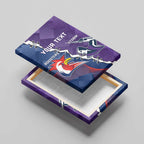 Custom NRL Storm And Roosters Rugby 2024 Canvas Wall Art Go Champions Dynamic Version