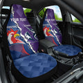 Custom NRL Storm And Roosters Rugby 2024 Car Seat Cover Go Champions Dynamic Version