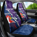 Custom NRL Storm And Roosters Rugby 2024 Car Seat Cover Go Champions Dynamic Version