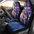 Custom NRL Storm And Roosters Rugby 2024 Car Seat Cover Go Champions Dynamic Version
