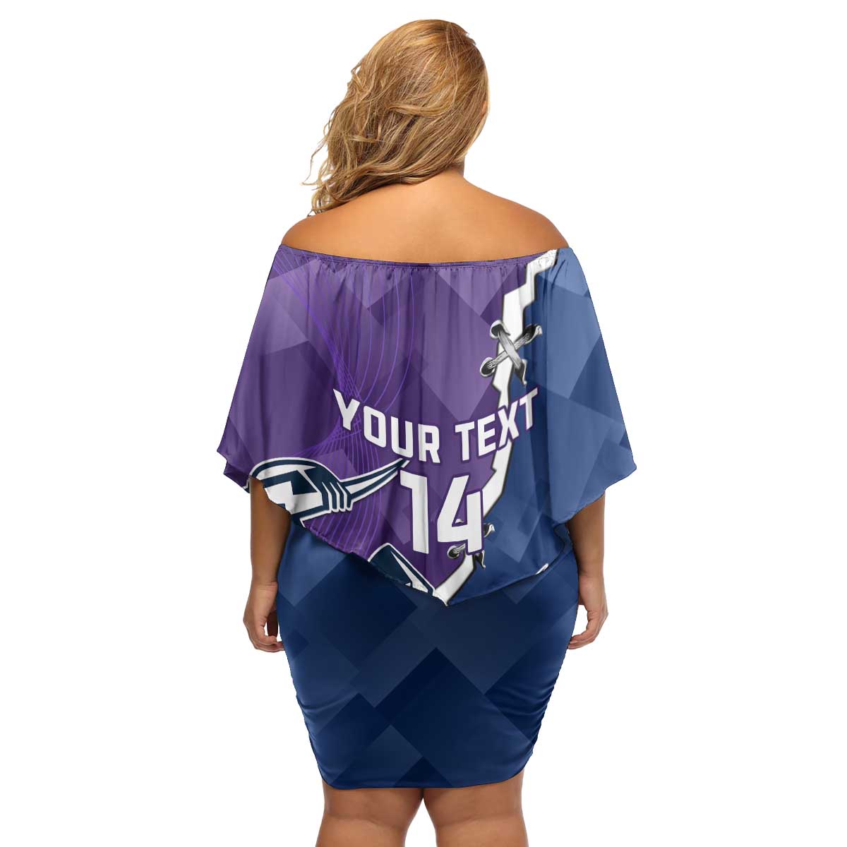 Custom NRL Storm And Roosters Rugby 2024 Family Matching Off Shoulder Short Dress and Hawaiian Shirt Go Champions Dynamic Version